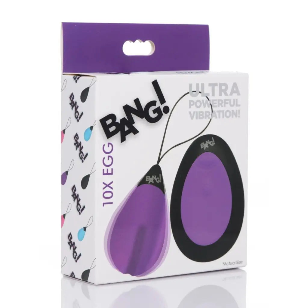 BANG! Egg Vibrator BANG! 10x Silicone Vibrating Egg at the Haus of Shag