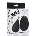 BANG! 10x Silicone Vibrating Egg in packaging with ’Ultra Powerful Vibration’ text