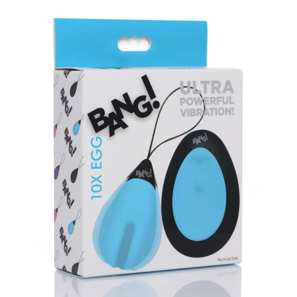 BANG! Egg Vibrator BANG! 10x Silicone Vibrating Egg at the Haus of Shag