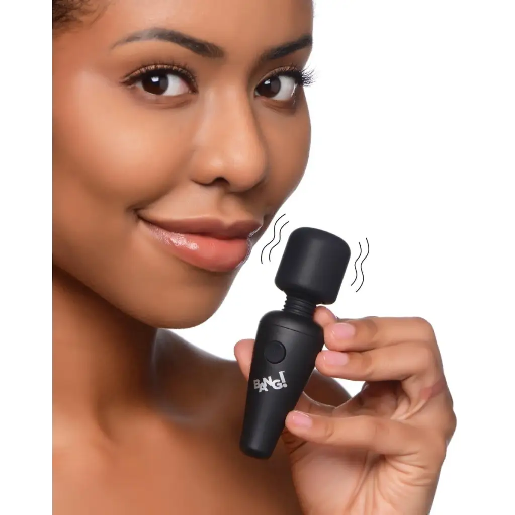 BANG! Wand Black BANG! 10x Ultra Powerful Silicone Mini Wand at the Haus of Shag