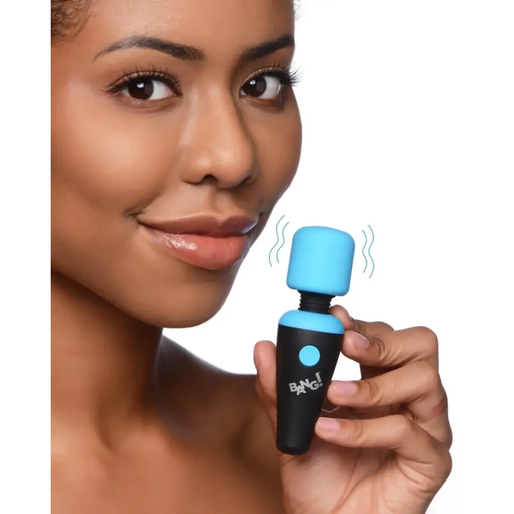 BANG! Wand Blue BANG! 10x Ultra Powerful Silicone Mini Wand at the Haus of Shag