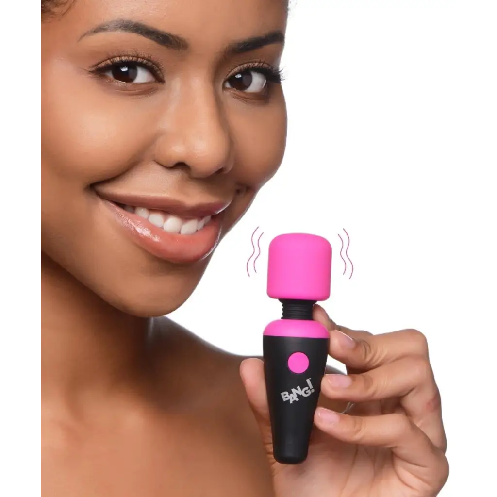 BANG! Wand Pink BANG! 10x Ultra Powerful Silicone Mini Wand at the Haus of Shag