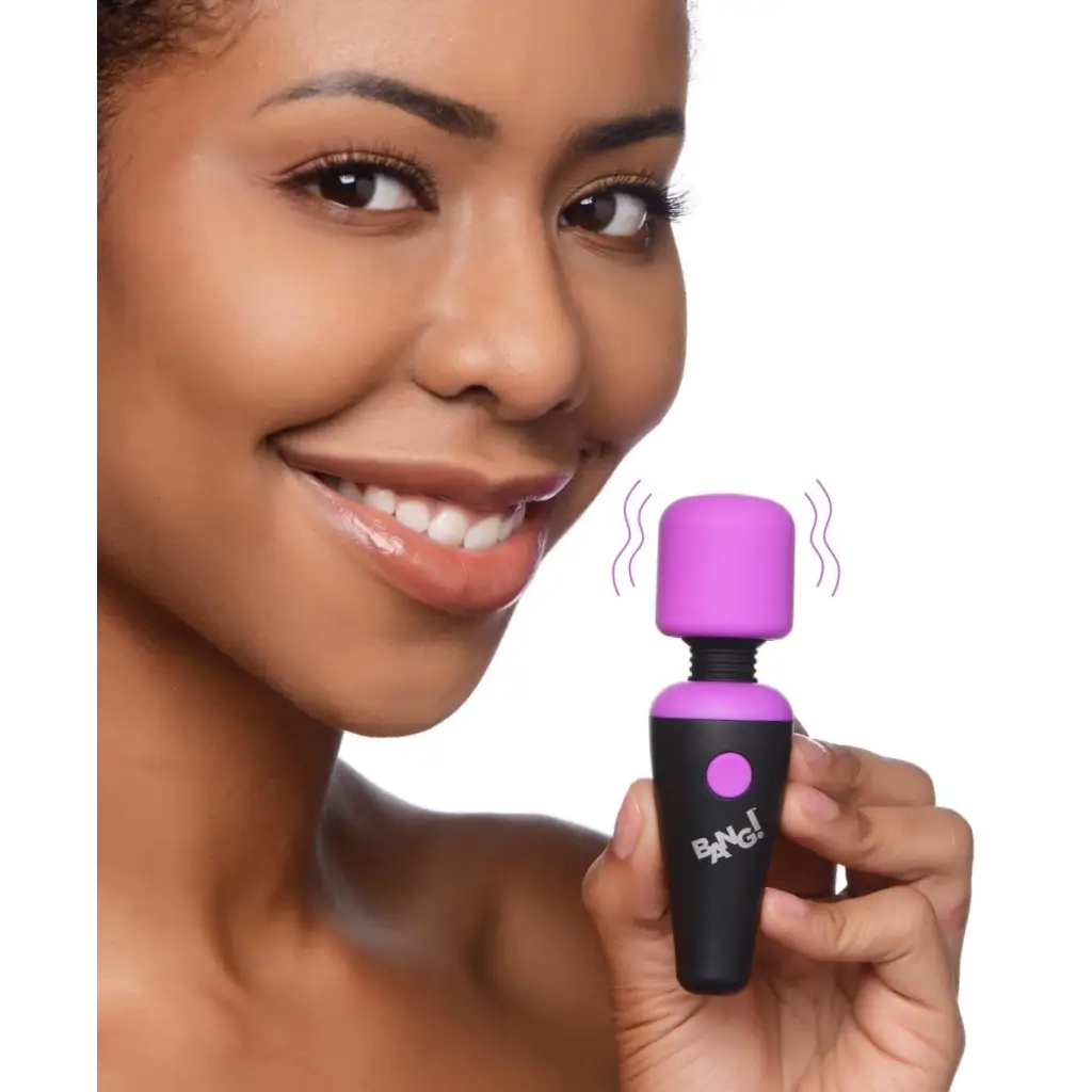 BANG! Wand Purple BANG! 10x Ultra Powerful Silicone Mini Wand at the Haus of Shag