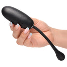 BANG! Egg Vibrator Black BANG! 25x Platinum Series Plush Egg With Digital Remote Control at the Haus of Shag