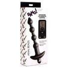 BANG! Anal Beads Black BANG! 25x Vibrating Silicone Anal Beads With Remote Control at the Haus of Shag