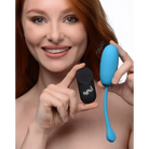 BANG! Egg Vibrator Blue BANG! 28X Remote Control Silicone Plush Egg at the Haus of Shag