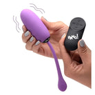 BANG! Egg Vibrator Purple BANG! 28X Remote Control Silicone Plush Egg at the Haus of Shag