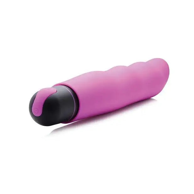 BANG! Plain Vibrator Purple BANG! 3 Speed XL Bullet and Silicone Wavy Sleeve at the Haus of Shag