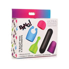 BANG! Rechargeable Bullet vibrator set with phthalate-free silicone and 4 attachments