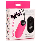 BANG! Egg Vibrator Pink BANG! Silicone Egg with Wireless Remote at the Haus of Shag