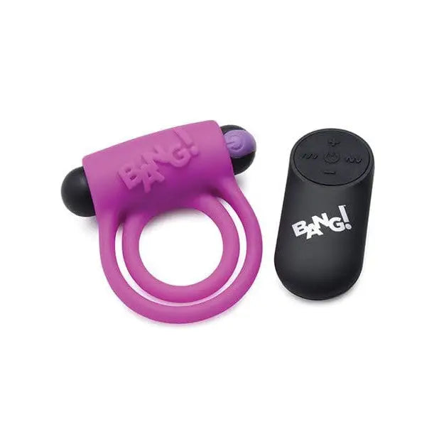 BANG! Vibrating Cock Ring with Remote Control and Bullet for enhanced pleasure