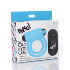 BANG! Vibrating silicone cock ring with remote control for enhanced pleasure