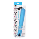 Blue BANG! XL Bullet Vibrator in retail packaging, made from ABS plastic with ultra powerful vibration