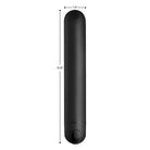 BANG! XL Bullet Vibrator, 8.25’ long, 1.4’ wide, sleek black ABS plastic design