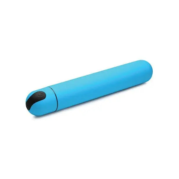 Bright blue BANG! XL Bullet Vibrator made of durable ABS plastic with a rounded tip