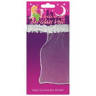 Pink and white mesh bag with a girl design - Bar Glass Veil premium packaging