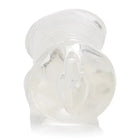 Clear silicone pacifier for infants in the Basic Essentials Tight Pussy - Clear product line