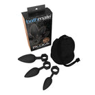 Bathmate Anal Training Plugs 4-Piece Kit - Black - Butt Plug