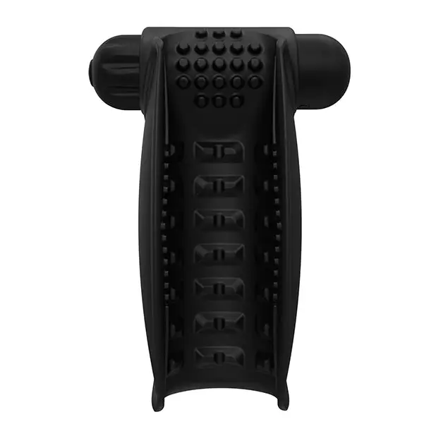 Bathmate Hand Vibe Masturbator - Black - Powered Stroker