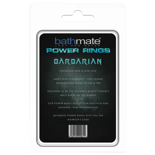 Bathmate Power Rings - Barbarian - Black - Cock Ring