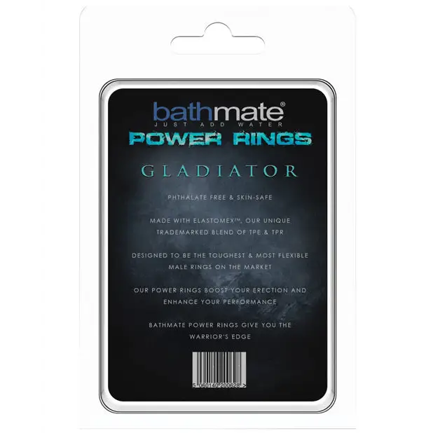 Bathmate Power Rings - Gladiator - Black - Cock Ring