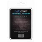 Bathmate Power Rings - Spartan - Black - Cock Ring