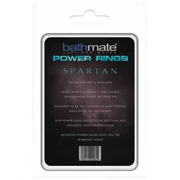 Bathmate Power Rings - Spartan - Black - Cock Ring