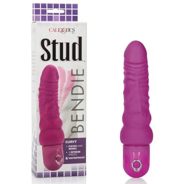 CalExotics Vibrator Pink Bendie Power Stud Curvy at the Haus of Shag