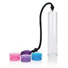 CalExotics Penis Enhancement Big Man's Pump 12" W/3 Sized Sleeves - Clear at the Haus of Shag