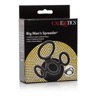 CalExotics Sextoys for Couples Big Man's Spreader Ring Black at the Haus of Shag