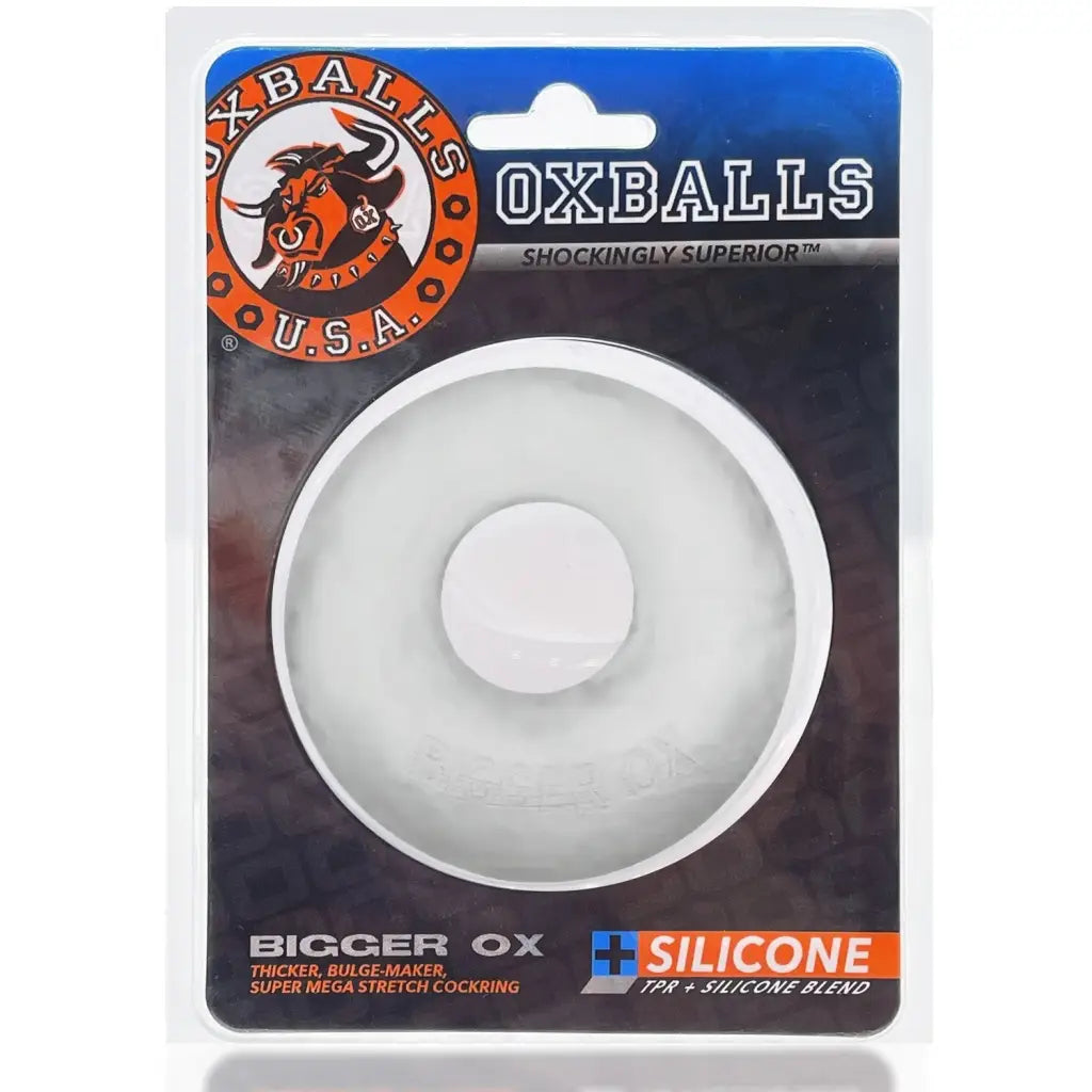 Bigger Ox Cockring Ice - Clear - Cock Ring