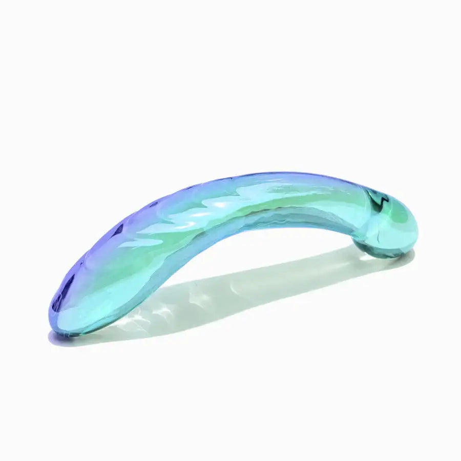 biird. Kalii Glass G-Spot Dildo - Blue - Plain Dildo