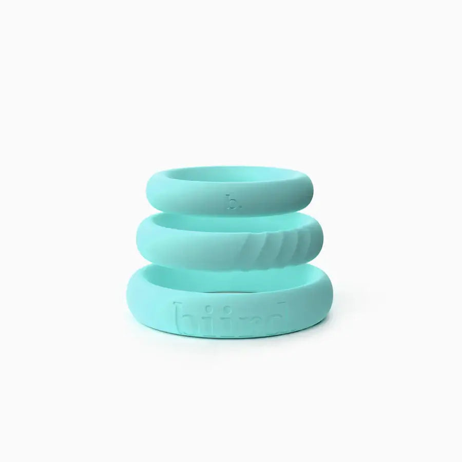 biird. Riin Set of 3 Silicone Penis Rings - Green - Cock Ring