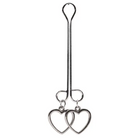 Bijoux De Cli Double Loop W/ Heart Charms - Clit Clamp