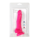 Billee 7 Realistic Silicone Dong Neon Pink ’ - Realistic Dildo