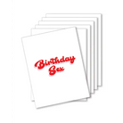 Birthday Sex Naughty Greeting Card - Pack Of 6 - Party Supplies