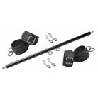 Master Series Bondage-kits Black Doggy Style Spreader Bar Kit With Cuffs at the Haus of Shag