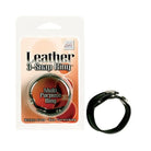 CalExotics Sextoys for Couples Black Leather Ring at the Haus of Shag