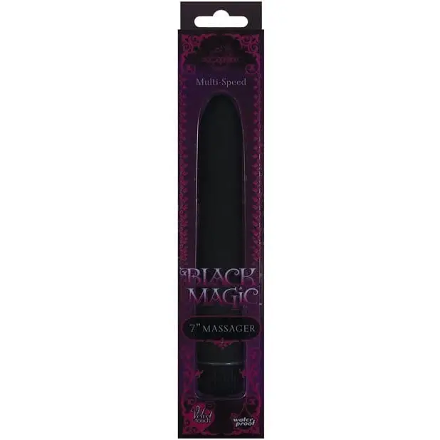 Doc Johnson Vibrator Black Magic 7" Waterproof Vibe at the Haus of Shag