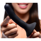 Strap U Dildos Small Black Silicone Strap-on Dildo - at the Haus of Shag