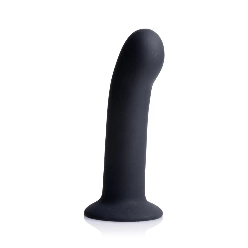 Strap U Dildos Small Black Silicone Strap-on Dildo - at the Haus of Shag