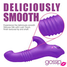 Blaster 7x Thrusting Silicone Rabbit Vibrator - Purple - Rabbit