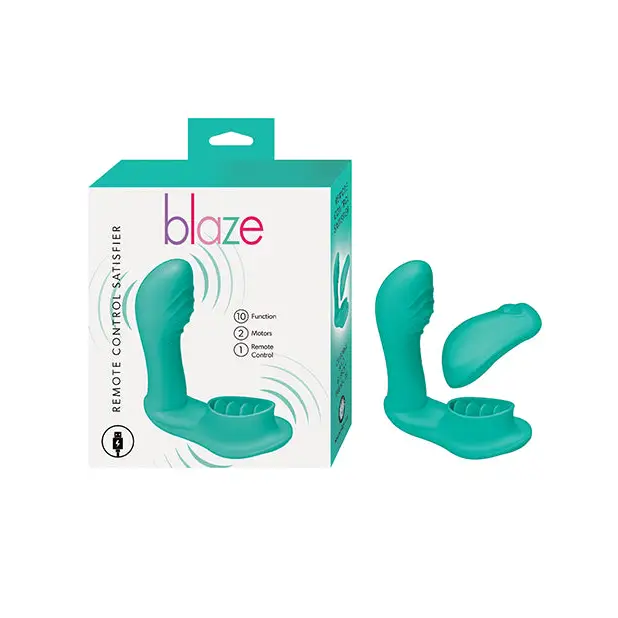 Blaze Remote Control Satisfier - Aqua - Vibrators