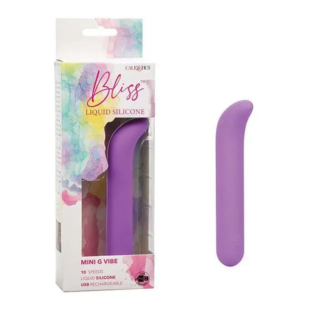 CalExotics Vibrator Bliss Liquid Silicone Mini G Vibe at the Haus of Shag