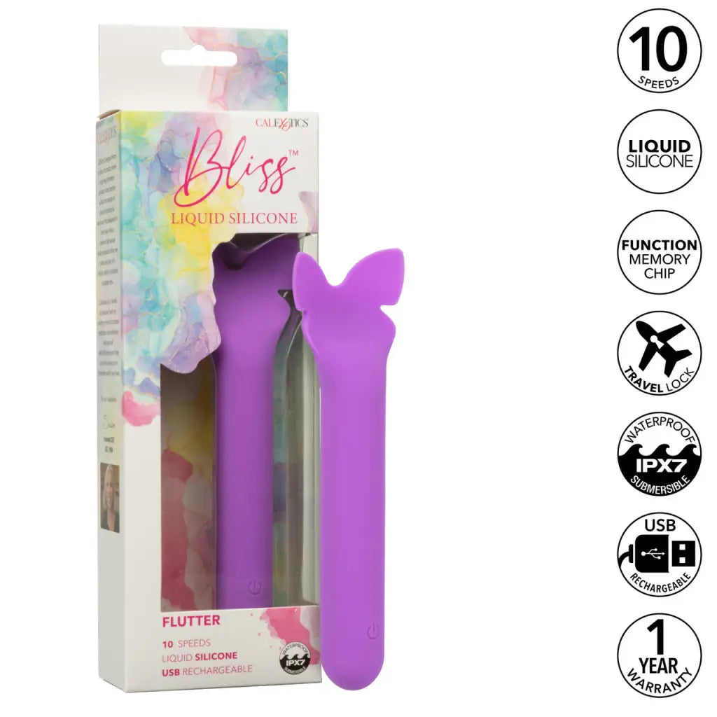 Bliss Mini Flutter Liquid Silicone - Wearable Vibrator