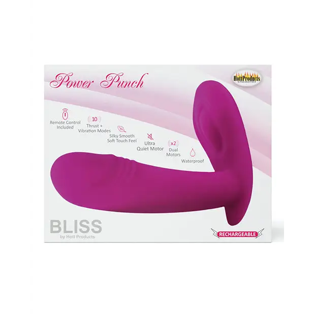 Bliss Power Punch Thrusting Vibe - Vibrators and Massagers