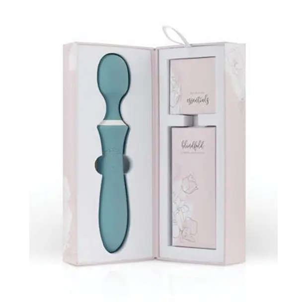 Bloom The Orchid Wand Vibrator - Teal - Wand