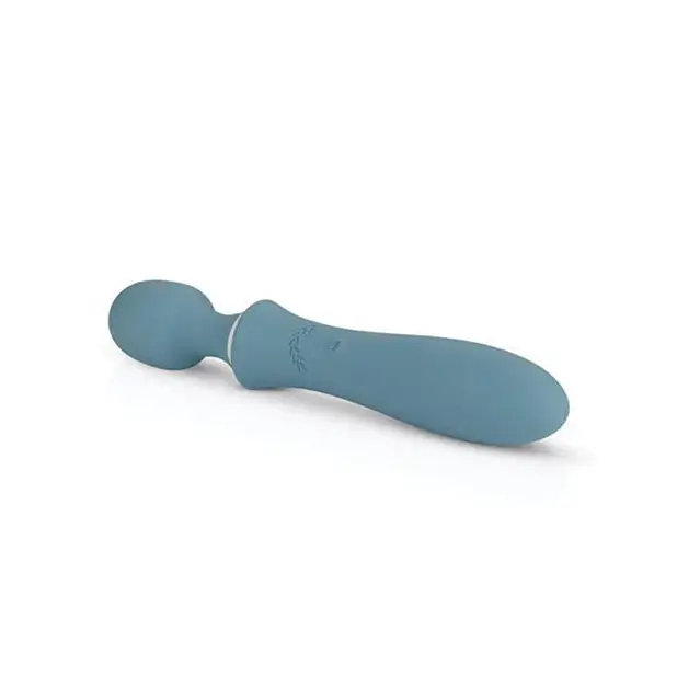 Bloom The Orchid Wand Vibrator - Teal - Wand