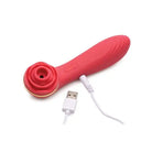 Bloomgasm Double Ended Vibrator Bloomgasm Passion Petals 10x Silicone Suction Rose Vibrator at the Haus of Shag