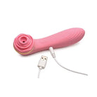 Bloomgasm Passion Petals 10x Silicone Suction Rose Vibrator with USB charger